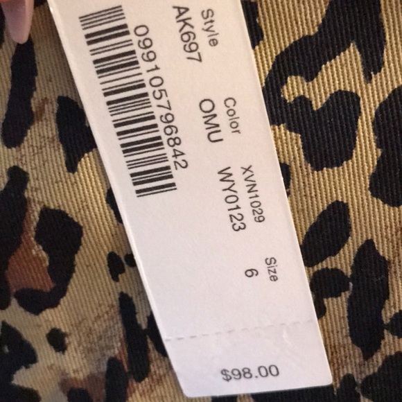 J.Crew Animal Print No. 2 Pencil Skirt NWT - Picture 4 of 8